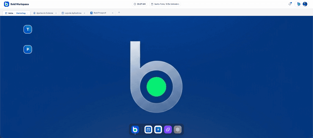 Bold Workspace Desktop Interface